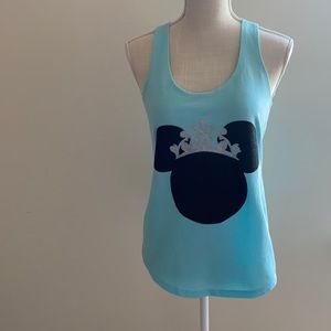 MinnieMouseBride-silhouette women’s sleeveless top